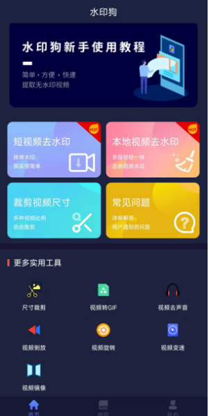 水印宝.ver.5.1.1_聚合多种解锁会员 水印狗v1.3.1专业版-视频去水印工具 抖音Tik Tok视频搬运去水印工具 视频去重改DM5工具-159e资源网