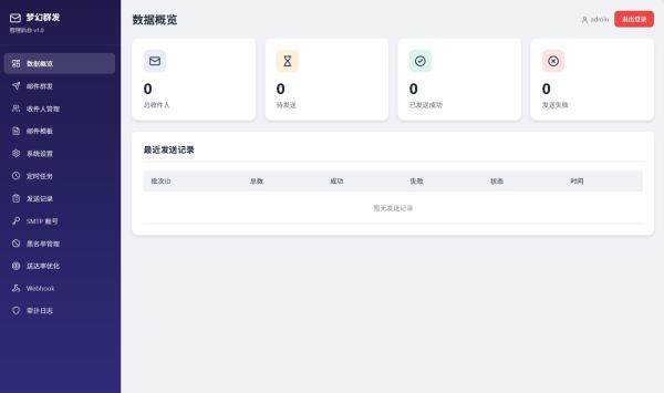 最新梦幻邮件群发系统1.0定时邮件-159e资源网